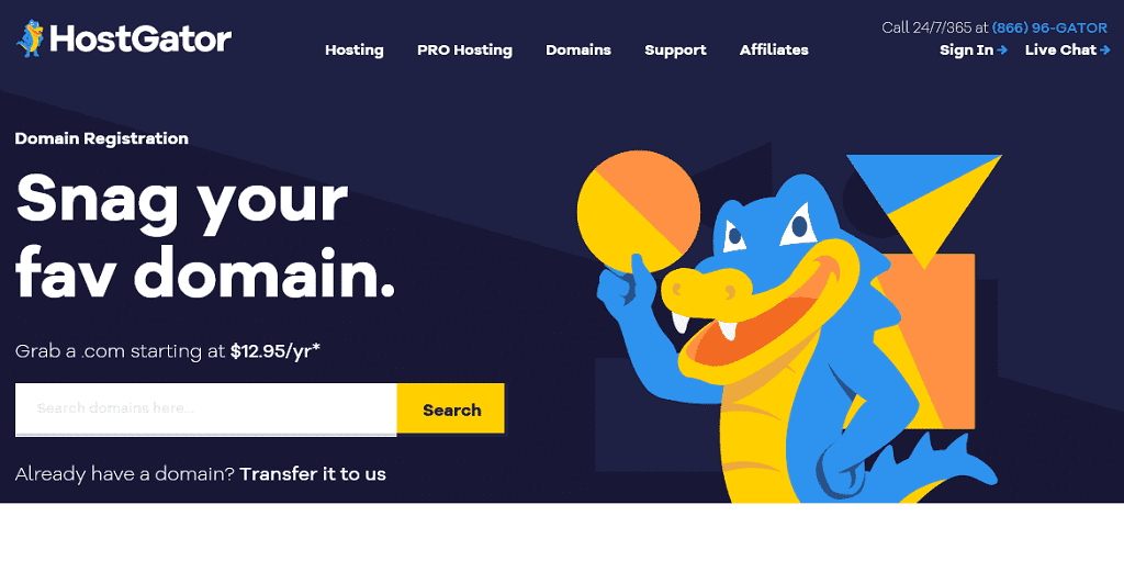 HostGator Domain Registration