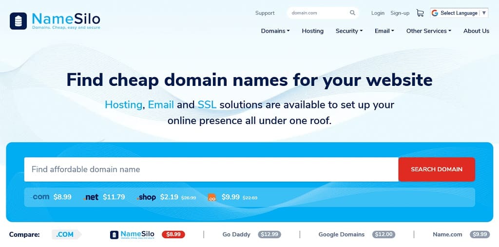 NameSilo Domain Registration